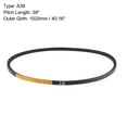 thumbnail image 2 of Unique Bargains A39 V-Belts 39' Mid-Perimeter, A-Section Rubber Drive Belt 2 Pack, 2 of 3