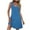 Blue, variant on Summer Dresses for Women 2025 Sleeveless Tank Dress Crewneck Solid Color Basic A Line Casual Short Mini Dresses with Pockets Black,M