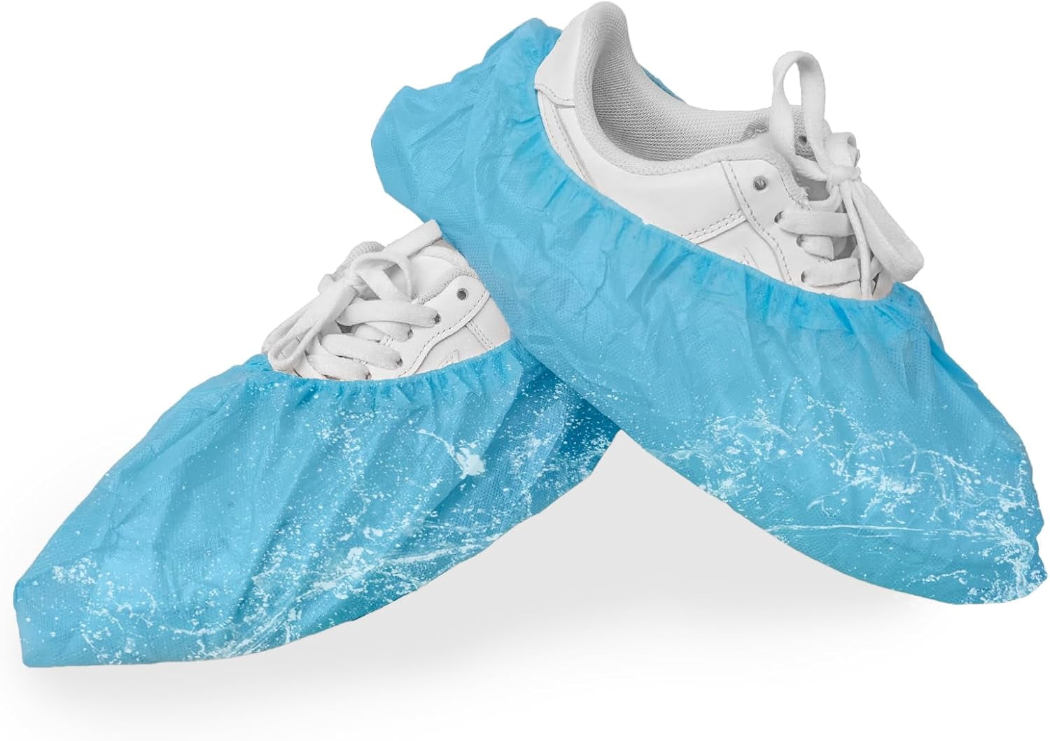 WWW Disposable Shoe Covers 100 Pack Non Slip Noiseless for Indoor Outdoor Use Walmart
