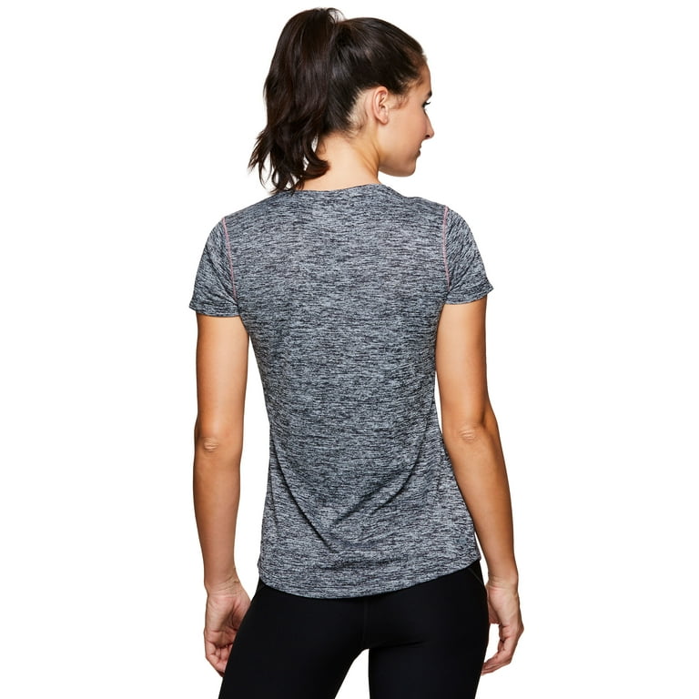 4POSE Womens Short Sleeve Active T-Shirt Quick Dry Athletic Yoga
