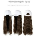 thumbnail image 3 of lanema Long Wavy Wig Curly Wig Baseball Cap With Hair Extension Baseball Cap Hair Wig, 3 of 19
