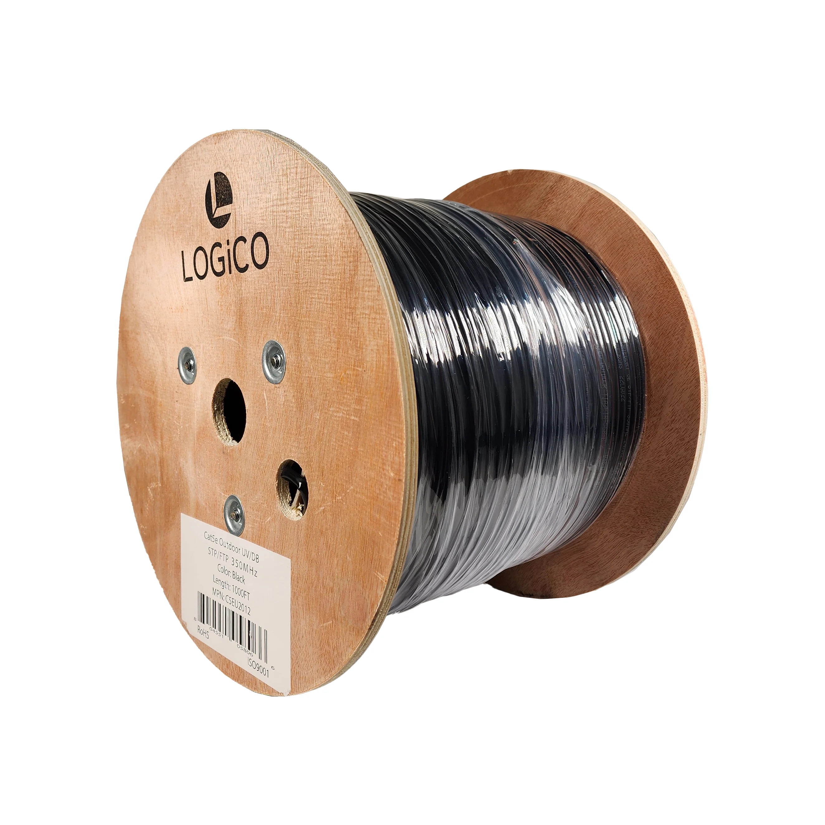 Cat5e STP/FTP Outdoor Shielded Ethernet Network UV Direct Burial 1000ft Cable