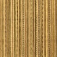 thumbnail image 1 of Ahgly Company Indoor Square Abstract Brown Modern Area Rugs, 4' Square, 1 of 4