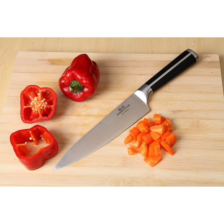 Stainless Steel Kitchen Knives 7 Piece Set Sharp Colorful Blade ABS+TPR  Handle Knife Meat