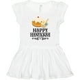 thumbnail image 3 of Inktastic Happy Hanukkah Dreidel Donut Girls Toddler Dress, 3 of 5