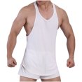 thumbnail image 1 of pstuiky Camisetas sin mangas para hombre, Camiseta deportiva transpirable de color sólido sin mangas para hombre Chaleco para hombre xxxl, 1 of 8