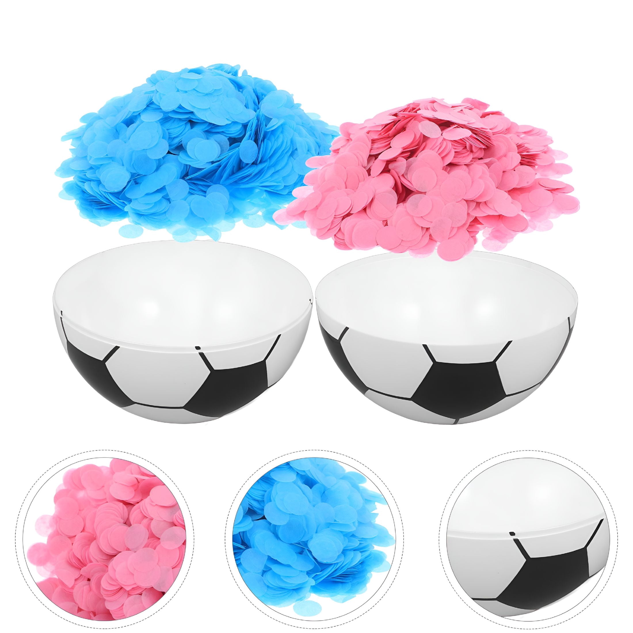Winsharp Gender Reveal Baseball Set - 2 Balls With Pink & Blue Powder For Baby Reveal Parties