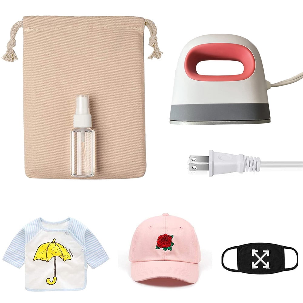 Mini Heat Press, Heat Transfer Machine, Constant Temp Control, Insulated Safety Base, Fits for Crafts, T-Shirt, Hat, Cap, Pillows