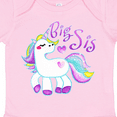thumbnail image 4 of Inktastic Big Sis unicorn Girls Baby Bodysuit, 4 of 5