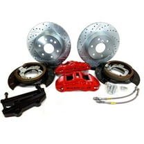 Baer Brakes 4302135S 14" Extreme Rear Brake Kit, Silver, SDZ