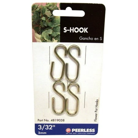 Peerless Flower Pot Hook, 4pk
