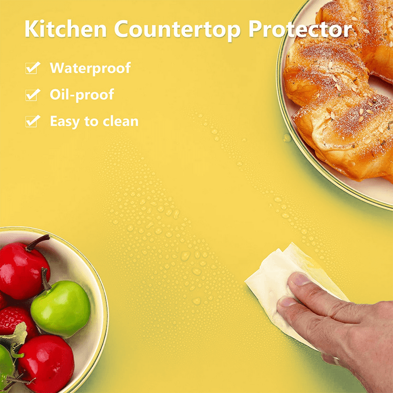 Large Heat Resistant Countertop Protector, Silicone Mat for