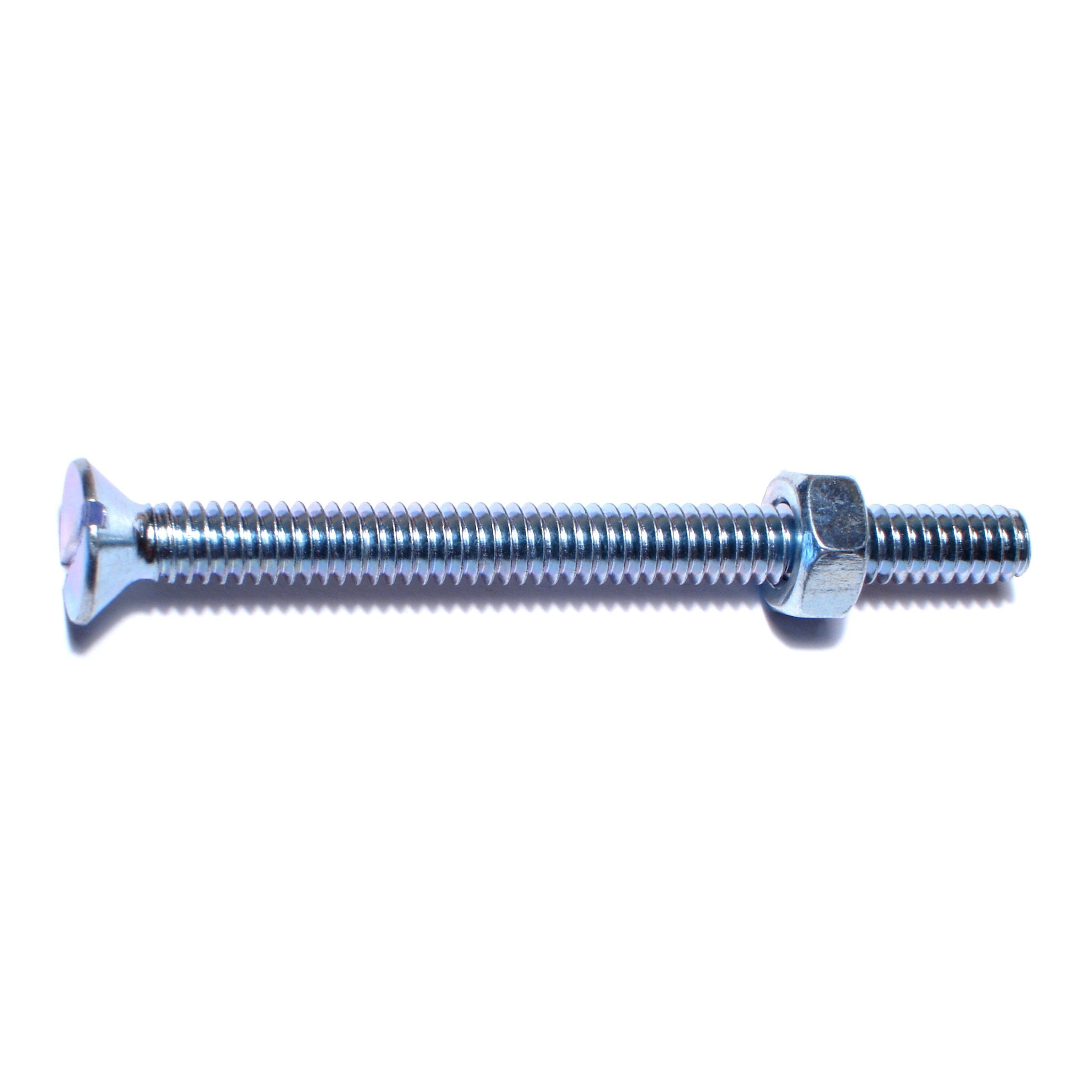 1/4"20 x 3" Zinc Slotted Flat Head Stove Bolts (16 pcs.)