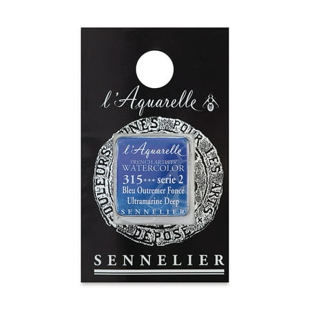 UPC: 3046450113843 | Sennelier French Artists Watercolor – Ultramarine Deep Half Pan