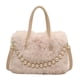 thumbnail image 1 of Bolso de mujer,Bolso tote afelpado para mujer con correa ajustable,Bolso de mano con asa superior,bolso de hombro tipo cartera,Bolso bandolera suave,moderno y elegante,Bolso tipo cartera tipo, 1 of 8