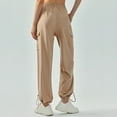 thumbnail image 6 of ZyeKqe Cargo Sweatpants for Women Lightweight Comfy Lounge Joggers Athletic Workout Running Trousers, 6 of 7