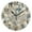 Black, variant on Marble Fish Scale Round Wall Clock Battery Operated Silent Non-Ticking Bedroom Office Kitchen Home School Decor 10"(Gold)