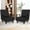 Black, variant on YLGJ&TIDY Folding Sleeper Chair, 6-Position Adjustable Backrest, Single Upholstered Sofa, Linen Fabric, Twin Bed Size, Living Room Office, Beige