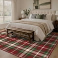 thumbnail image 2 of KUETH Large Indoor Area Rug 8×10, Machine Washable Rug, Area Rugs for Living Room，Red & Green Printed Decor Rug, Non-Slip Rug, Bedroom, Kitchen, Dinning Room, 2 of 9