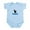 Sky Blue, variant on CafePress - Black Labrador Retriever In Kiddie Pool Body Suit - Baby Light Bodysuit, Size Newborn - 24 Months