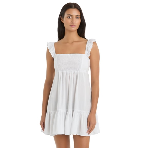 Jessica Simpson Women's Smocked Cover-Up Dress, Sizes XS-2XL