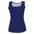 thumbnail image 5 of Weikingp Shapewear Tank Tops For Women Long Tank Tops For Women Sleeveless Tops For Women Loose Fitting Tank Tops For Women Compression Tank Tops For Women Blue L Clearance！, 5 of 5