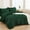 Emerald Green, variant on Super King Comforter Set Sage Green - 7 Pieces Bed in a Bag Super King Bedding Comforter Sets, Tufted Lightweight Fluffy Bed Set with Comforter, Sheets, Pillowcases & Shams