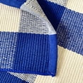 thumbnail image 7 of Ukeler Cotton Farmhouse Blue Buffalo Plaid Rugs- Washable Buffalo Check Area Rugs for Kitchen/Bathroom/Laundry Room/Entry Way, 23.6'' x 51.2'', 7 of 7
