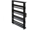 thumbnail image 2 of Slim Rolling Can and Spice Racks - Black, 2 of 4
