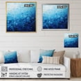 thumbnail image 4 of Designart "Azure Euphony IV" Abstract Landscape Wall Art Print, 4 of 5