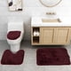 thumbnail image 4 of 3-piece Bathroom Carpet, Super Soft Non Slip Bathtub Carpet And Absorbent Bath Mat, Bathroom Carpet, Plush Bath Mat For Bathroom, 4 of 9