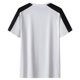 thumbnail image 5 of Ceisia Men's Slim Fit Short Sleeve Crew Neck Quick-Dry Athletic T-Shirt with Contrast Raglan Sleeves White XXXL Gifts, 5 of 8