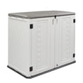 thumbnail image 4 of Winado 250-Gallon Storage Deck Box, White Outdoor Courtyard Container for Patio & Garden, 4 of 7