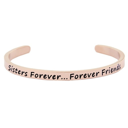 Sisters Forever Cuff Bracelet Forever Friend Bangle Friendship