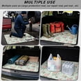 thumbnail image 3 of Xixirimido SUV Cargo Liner Car Trunk Mat Universal Trim-to-Fit All Weather Cargo Mats for Most Car Model Trunk Liner Floor Mat Cargo Cover, Roses Floral, 3 of 7