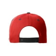 thumbnail image 3 of Daxton Classic Snapback Old English A to Z Numbers Initials Flat Bill Visor Cap-Red Black Hat, Letter S, 3 of 3