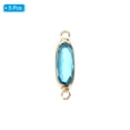 thumbnail image 3 of Uxcell Birthstone Connector Link, 5Pcs Diamond Clear charm Links, Round Glass Crystal Bead Link, Light Blue, 3 of 5