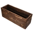thumbnail image 3 of Wood Planter Box Decorative Window Box Planters Rectangular Planter Rustic Wooden Box Flower Pot Garden Container Succulent Plant Pot Wedding Decor, 3 of 9