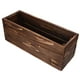 thumbnail image 4 of Maceta de madera decorativa para ventana, rectangular, rústica, de madera, para jardín, suculenta, decoración de boda, 4 of 7