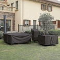 thumbnail image 3 of Garden Furniture Cover Garden Furniture Cover Oxford Rectangular Living Room Table Cover For Garden Furniture Uv Protection 325*208*58cm, 3 of 3