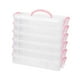 thumbnail image 3 of Estuche De Transporte Para Rotulador, Organizador De Marcadores De Colores, Estuche Para Bolígrafo Con Pincel Transparente, Hebilla Rosa, 3 of 8