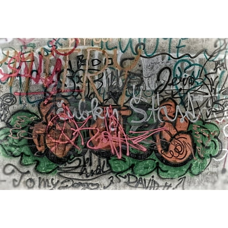 Framed Art for Your Wall Wallpaper Decorative Background Colors Graffiti 10x13 (Best Colors For Graffiti)
