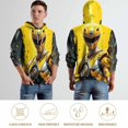 thumbnail image 6 of Power Rangers Unisex Sweatshirts Loose Pullover Sweater Hooded Hoodie 3D Printing Jacket Winter Fall Clothes L, 6 of 7