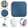 thumbnail image 3 of (2 pack) DVD Case, 48 Capacity Darkblue CD Hard Plastic Storage Case Holder Wallet, 3 of 8
