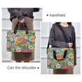thumbnail image 6 of FORMRS 16" Laptop Bag Carrying Sleeve Case with Handle Travel Shoulder Briefcase, Floral Pattern, 6 of 8
