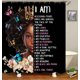thumbnail image 3 of Juego de 4 cortinas de ducha afroamericanas, citas inspiradoras de grafitis coloridos, decoración de baño de mujer afroamericana, cortina de ducha de tela impermeable, alfombrilla de baño, 3 of 7