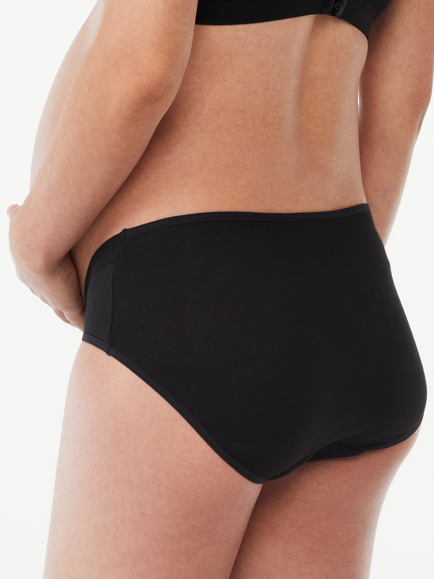 Joyspun Women’s Maternity Under-the-Belly Full Coverage Underwear, 3-Pack, Sizes S-XXXL