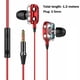 thumbnail image 4 of Injueey Auricular con cable Interfaz de 3,5 mm Música Escuchar video Ver auriculares Type10 NO10, 4 of 6