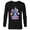 Black, variant on Disney Lilo & Stitch with Scrump Big Shiny Birthday Crew - Long Sleeve T-Shirt for Men - Customized-White