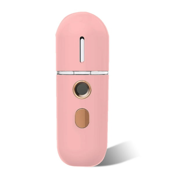 Mistol humidificador de mano Nebulizador facial Máquina de pulverización de agua Difusor hidratante Steamer Skin Sprayer Cuidado personal Luz de hogar rosa Inevent HA028262-02B